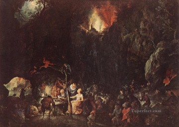 Temptation of St Anthony Flemish Jan Brueghel the Elder Oil Paintings